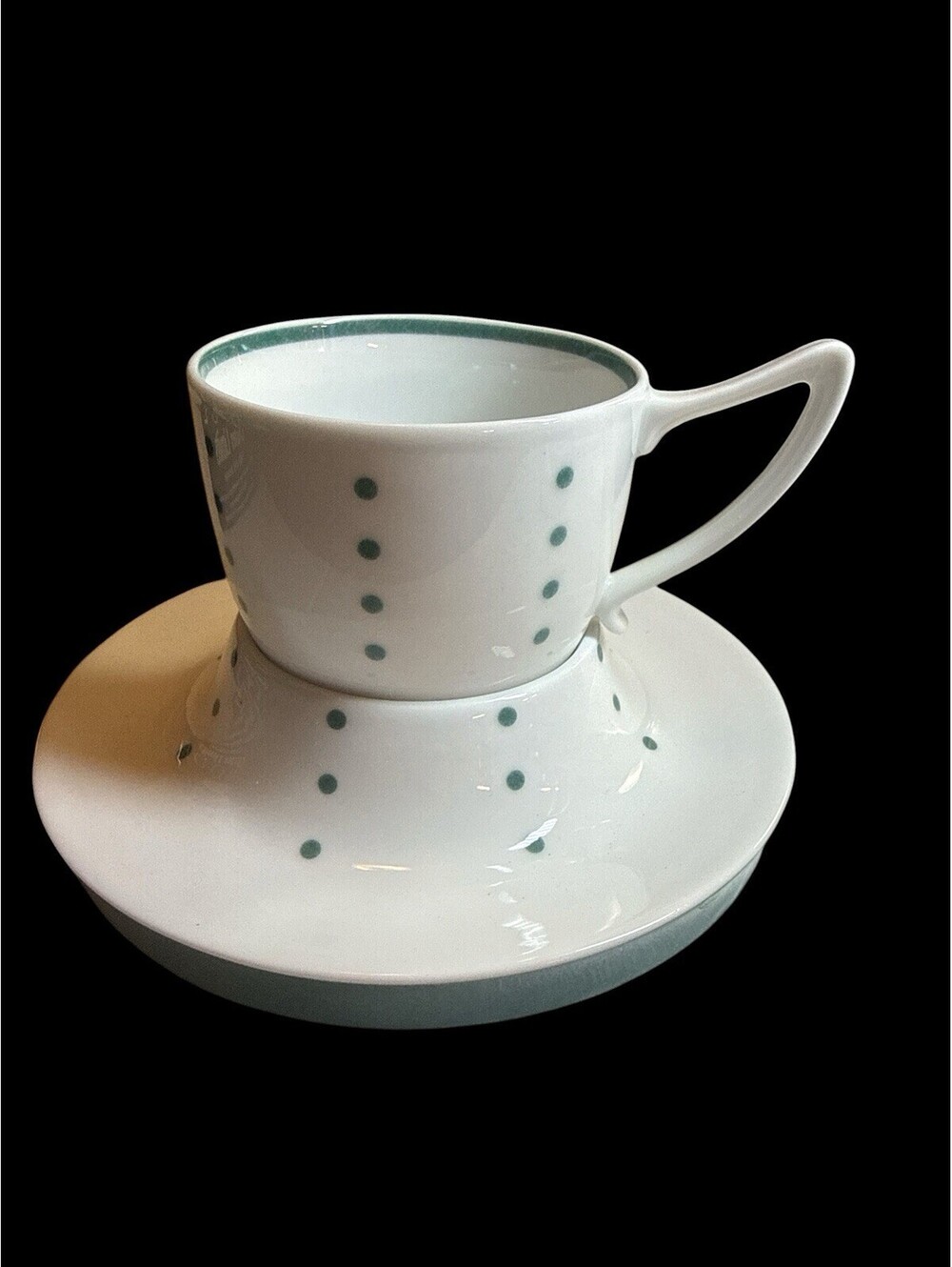 ABODE OUTER LIMITS CELESTIAL PORCELAIN CUP & SAUCER MARS MODEL IN BOX 2006